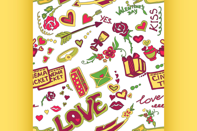 colored-valentines-day-doodle-pattern