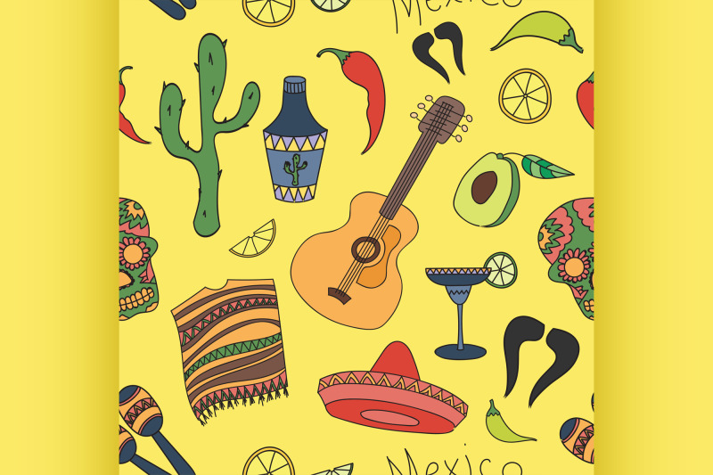 doodle-pattern-mexico