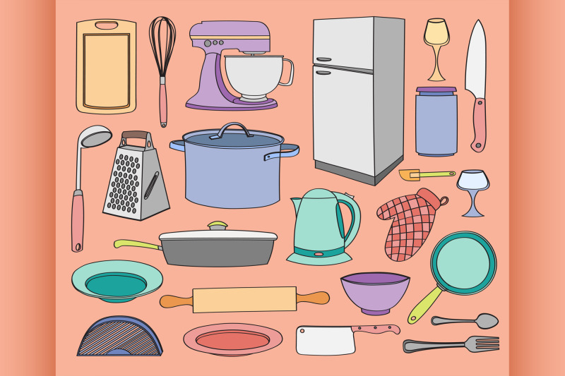 doodle-vector-kitchen