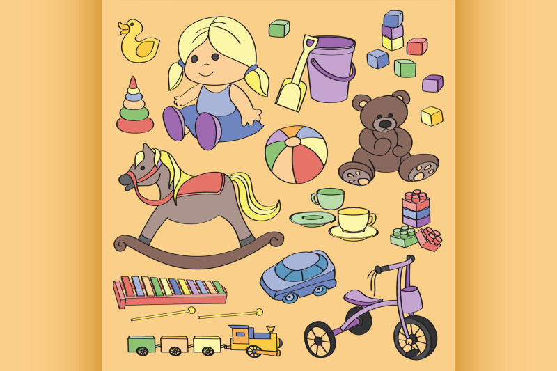 doodle-vector-toys