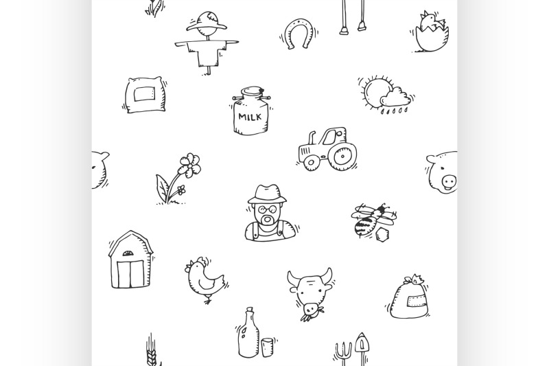 seamless-pattern-hand-drawn-farm-icon-set