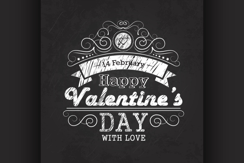 valentines-day-emblem-on-blackboard