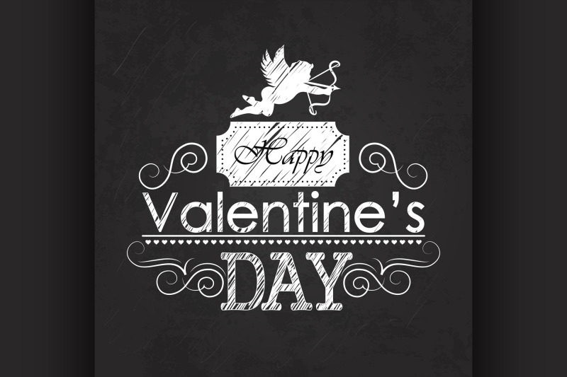 valentines-day-emblem-on-blackboard