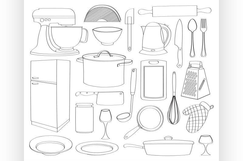 doodle-vector-kitchen