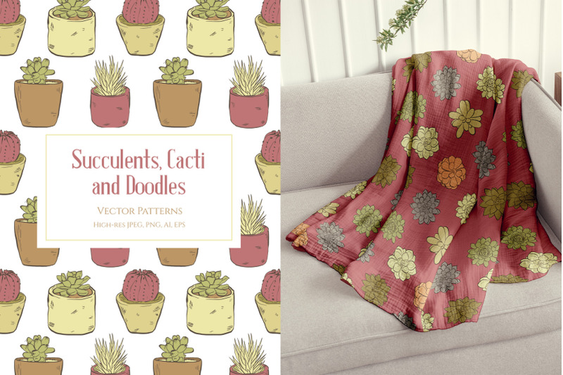 succulents-cacti-and-doodles-patterns