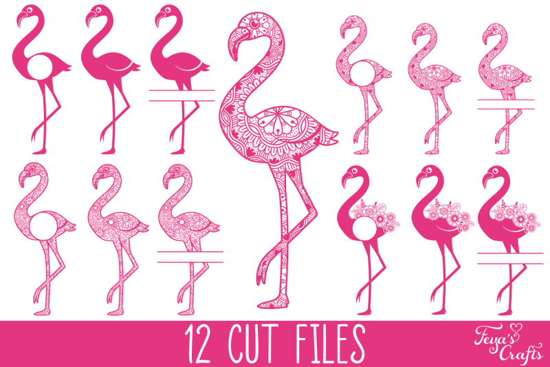Download Flamingo SVG, Flamingo Mandala SVG, Flamingo Monogram SVG ...