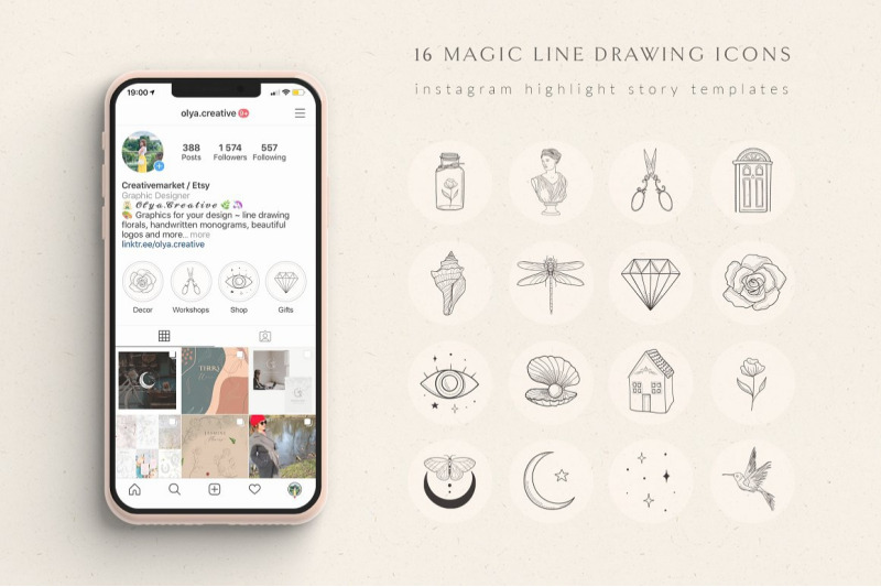 collection-of-hand-drawn-instagram-highlight-story-templates-icons