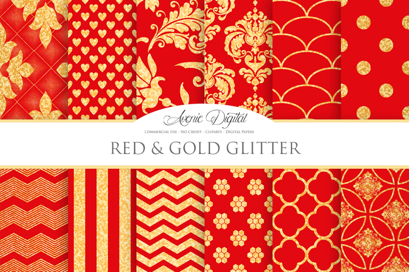 red-and-gold-glitter-papers