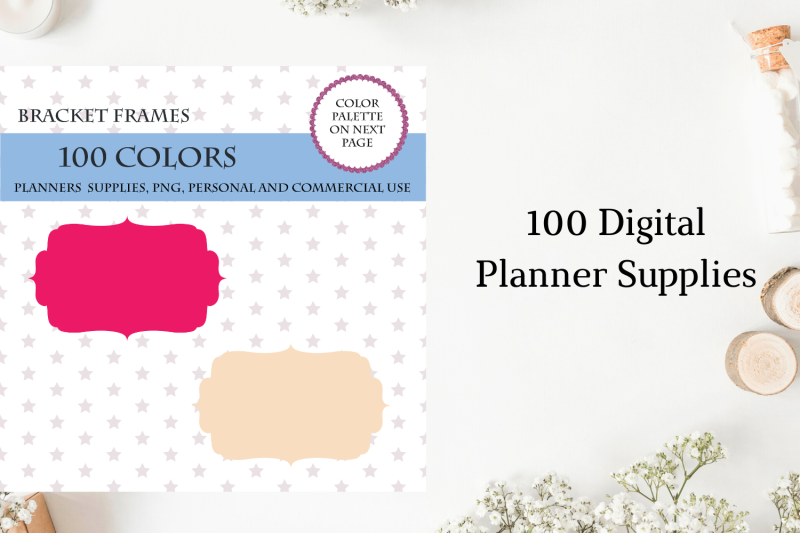 bracket-frames-bracket-frames-clipart-frames-planner-supplies-100-c