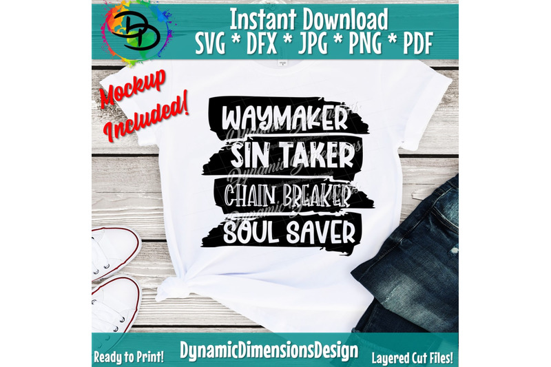 Download Free Svg Waymaker Miracle Worker Promise Keeper File For ...