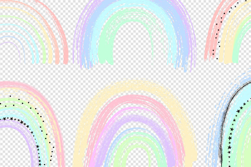 abstract-pastel-rainbow-clipart