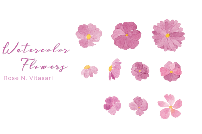 watercolor-flowers-set-1