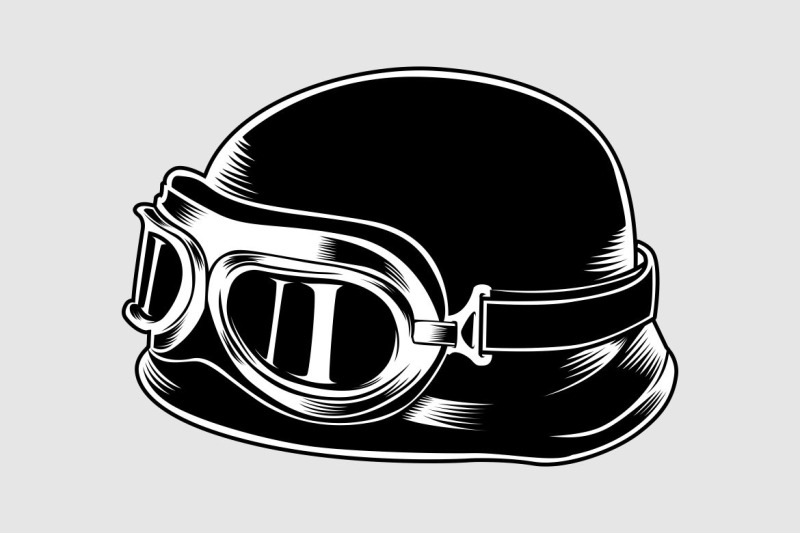 retro-vintage-helmet-with-goggles-vector
