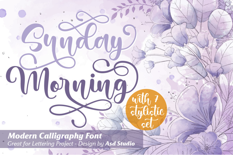 sunday-morning-modern-calligraphy