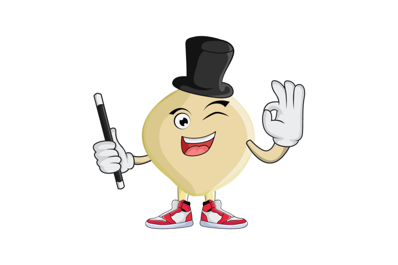 jicama-magician-fruit-cartoon-character