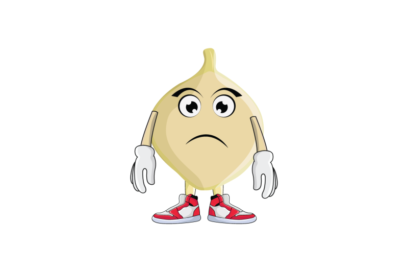 jicama-frown-sad-fruit-cartoon-character