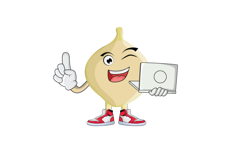 jicama-with-laptop-fruit-cartoon-character