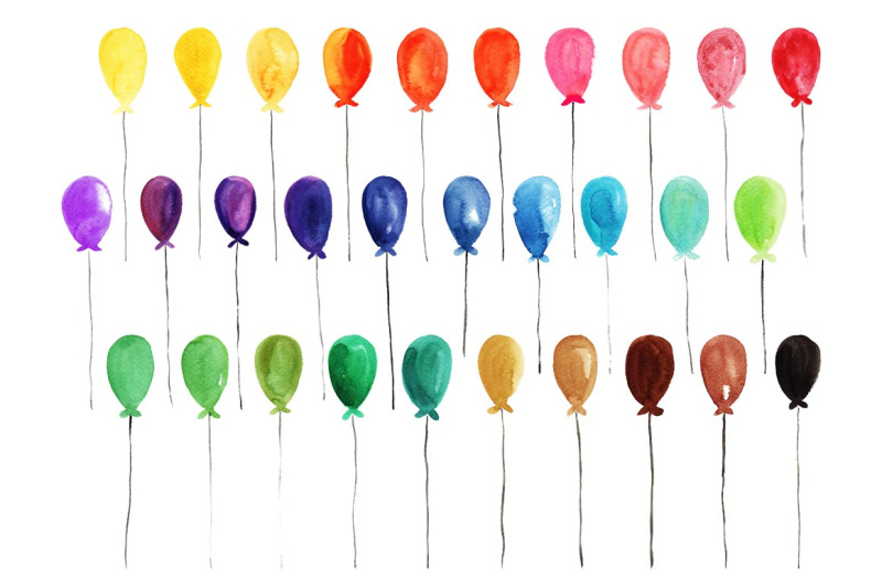 30-watercolor-balloons-many-colors