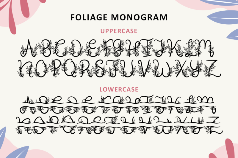 foliage-monogram