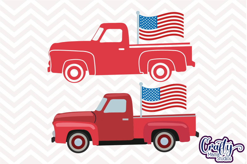 Download July 4th Truck Svg, Independence Day Clip Art, 4th of July ...