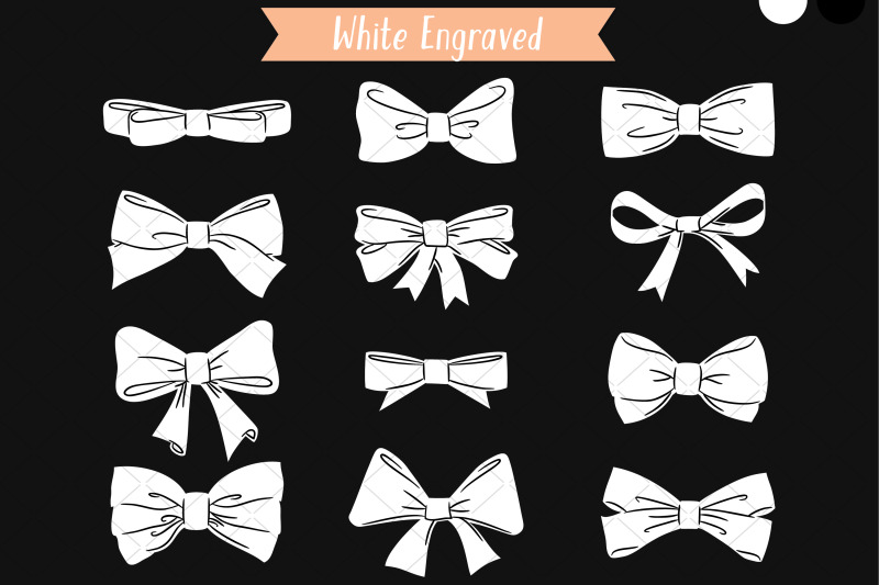 hand-drawn-bows-bow-tie-illustration-ribbon-fashion-accessories