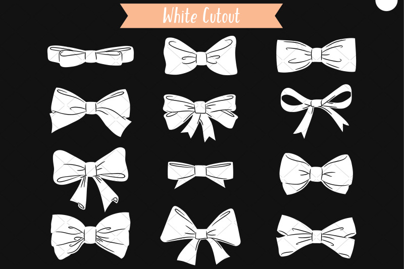 hand-drawn-bows-bow-tie-illustration-ribbon-fashion-accessories