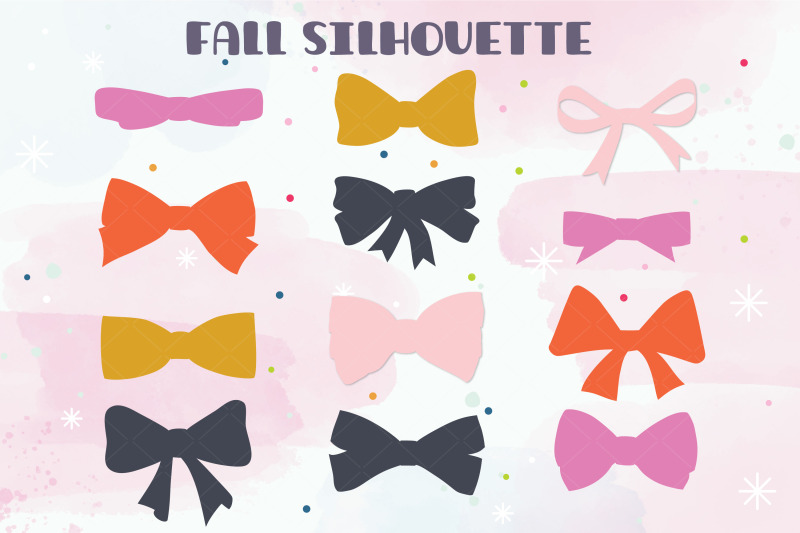 hand-drawn-bows-color-tie-illustration-ribbon-fashion-accessories