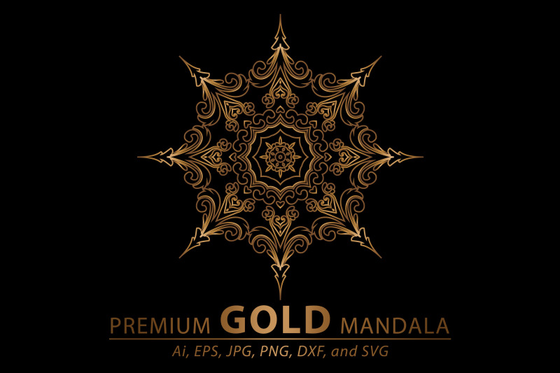 mandala-gold-vector-art