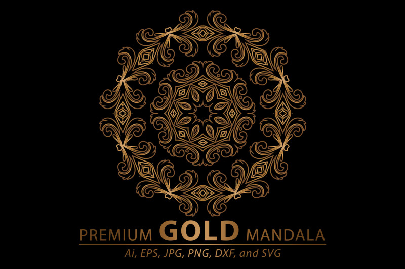 mandala-premium-gold-illustration