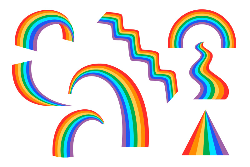 rainbow-vector-cartoon-cute-clip-art