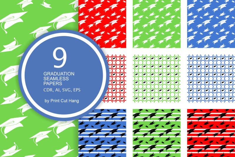 9-graduation-patterns-seamless-digital-papers-ai-eps-svg-pdf-cdr