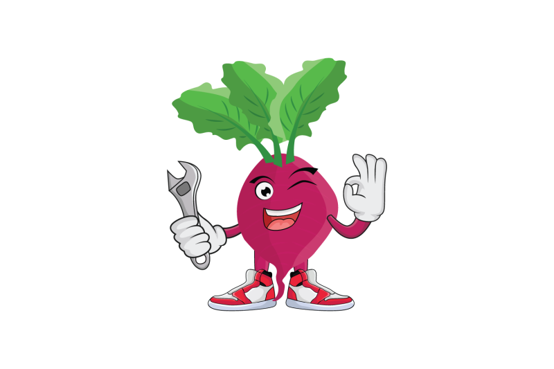 beet-with-wrench-fruit-cartoon-character