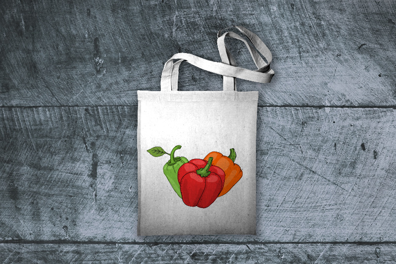 vector-set-with-red-green-orange-pepper