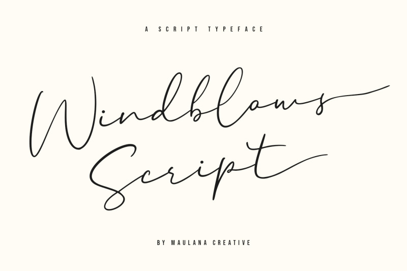 windblows-script-typeface