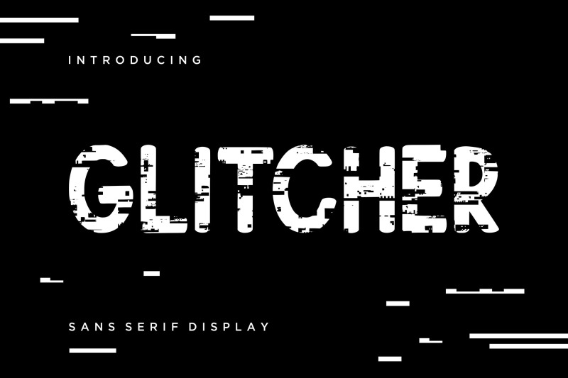 glitcher-sans-serif-display
