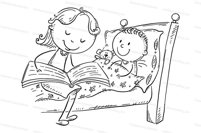 bedtime-story-mother-reading-to-child