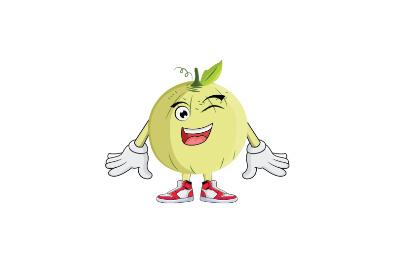 cantaloupe-wink-smile-happy-fruit-cartoon-character-design-graphic