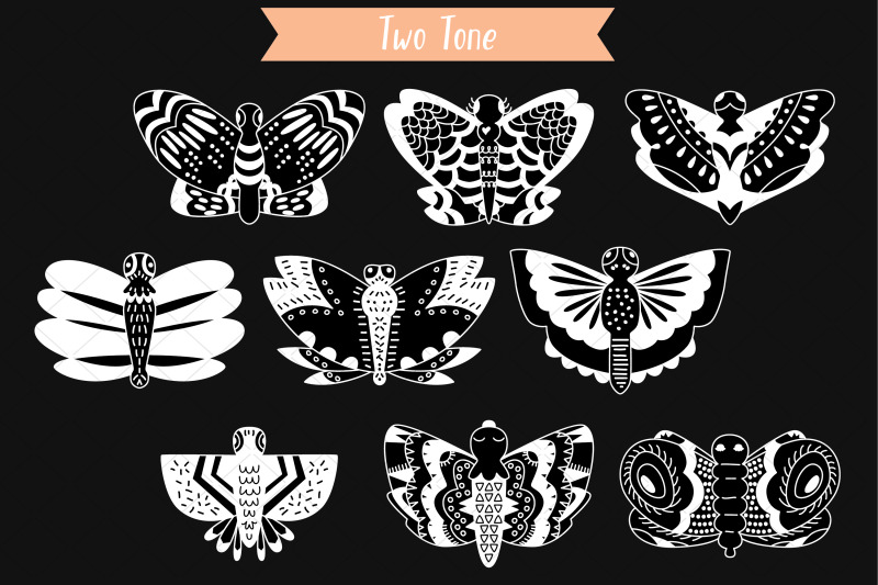 hand-drawn-white-butterflies-moth-insect-flying-bugs