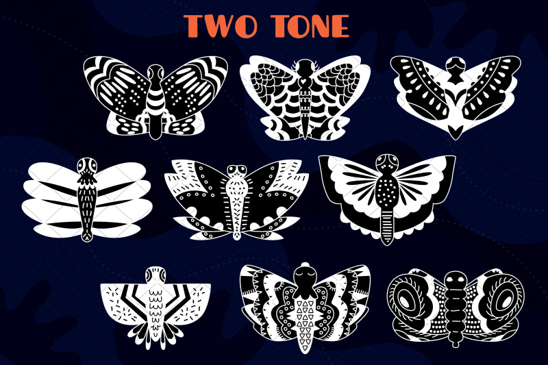 hand-drawn-white-butterflies-moth-insect-flying-bugs