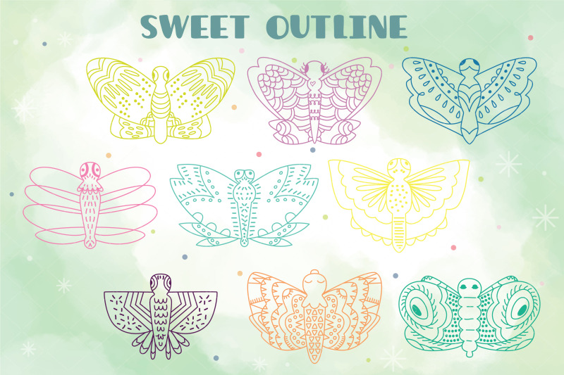 hand-drawn-colored-butterflies-moth-insect-flying-bugs