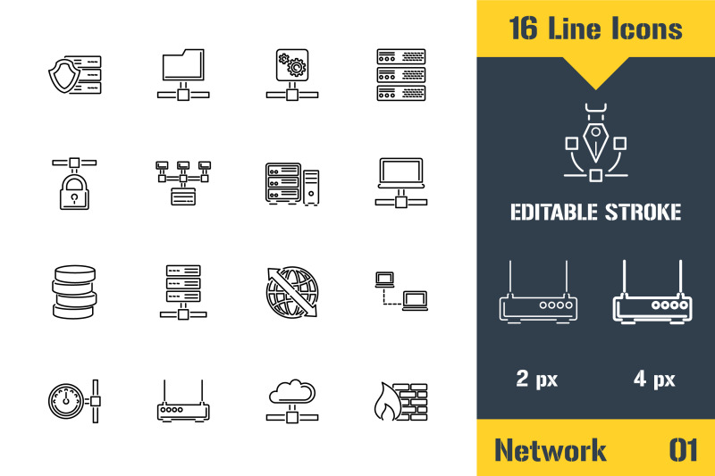 network-hosting-server-icons