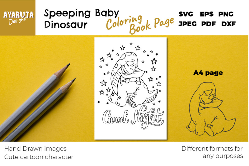 sleeping-baby-dinosaur-coloring-book-page-svg-png-a4-format
