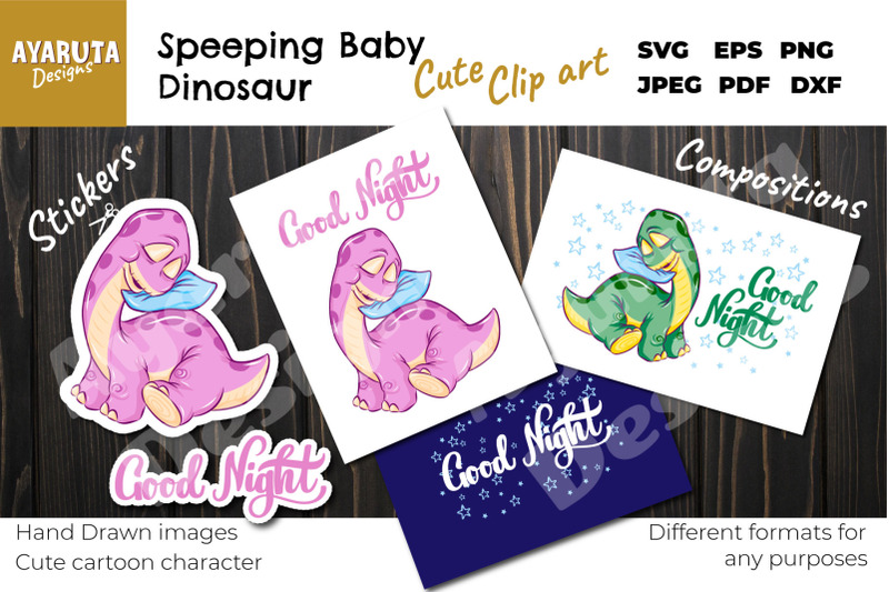 sleeping-baby-dinosaur-clipart-hand-drawn-illustration-svg