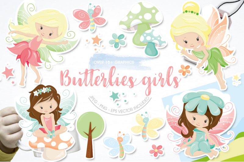 butterflies-girls