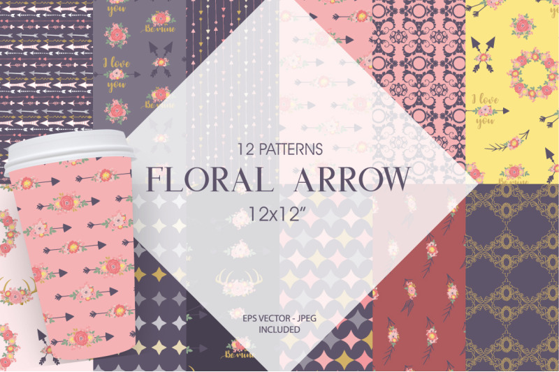 floral-arrow