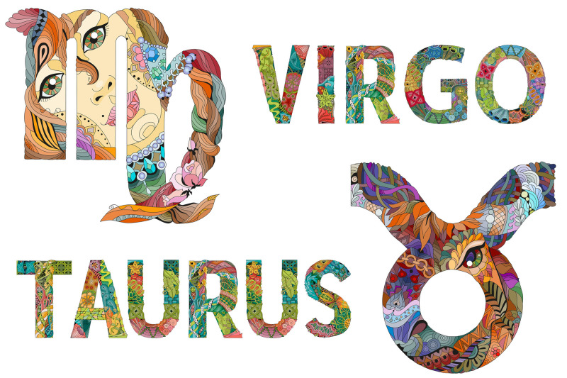 set-of-beautiful-zodiac-signs