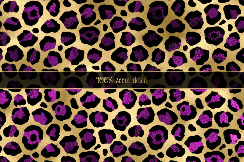 purple-and-gold-leopard-digital-paper