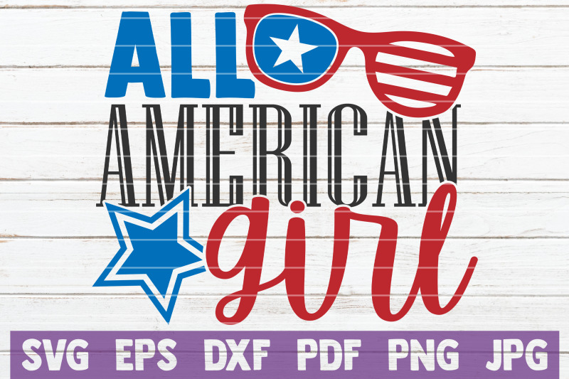 all-american-girl-svg-cut-file