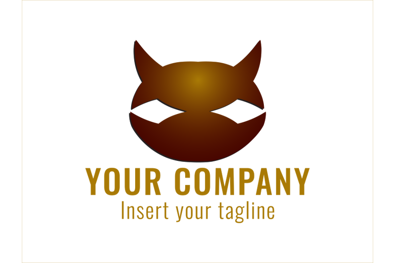 logo-gold-icon-face-cat