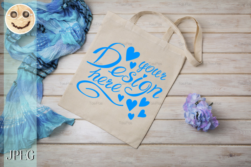 tote-bag-mockup-with-blue-scarf-and-flower